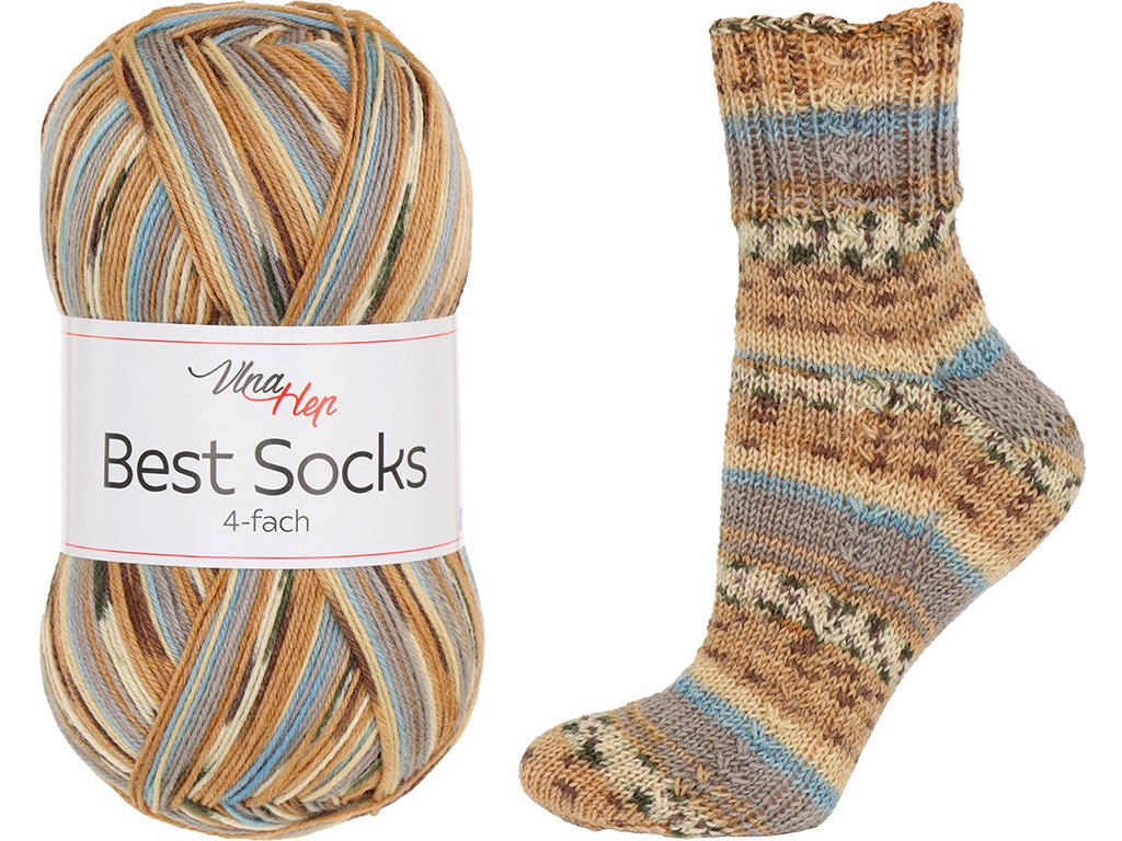 VLNA HEP Best Socks 4-fach Vlna-Hep Best socks 4-fach: Best socks 4-fach 7381