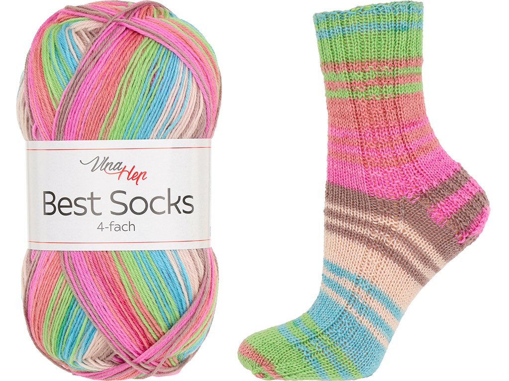 VLNA HEP Best Socks 4-fach Vlna-Hep Best socks 4-fach: Best socks 4-fach 7402