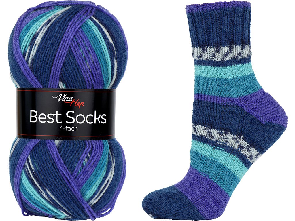 VLNA HEP Best Socks 4-fach Vlna-Hep Best socks 4-fach: Best socks 4-fach 7078