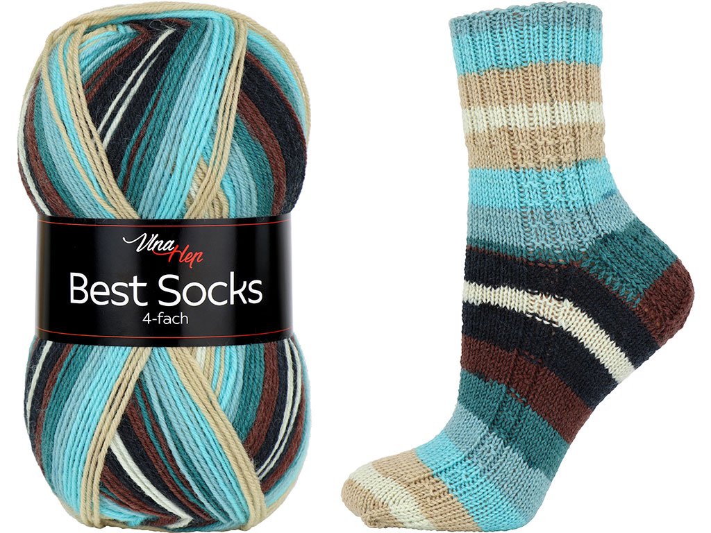 VLNA HEP Best Socks 4-fach Vlna-Hep Best socks 4-fach: Best socks 4-fach 7072