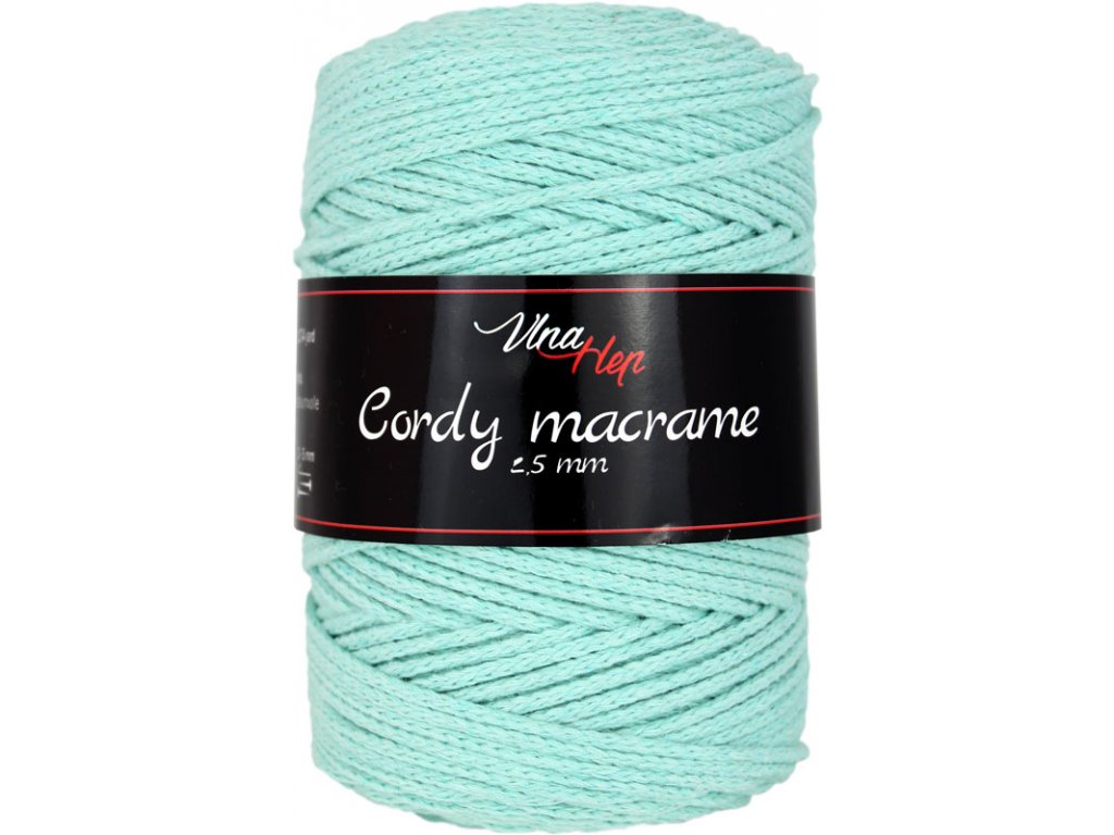 VLNA HEP Cordy 2,5 mm macrame Barva: Cordy 2,5 mm macrame 8134