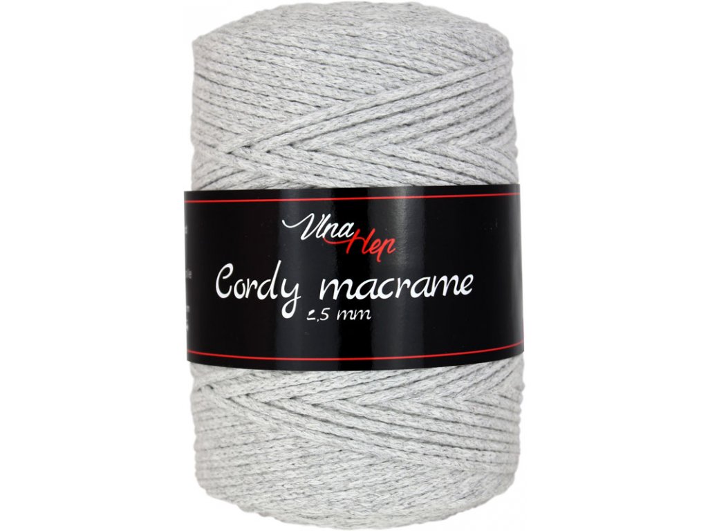 VLNA HEP Cordy 2,5 mm macrame Barva: Cordy 2,5 mm macrame 8231
