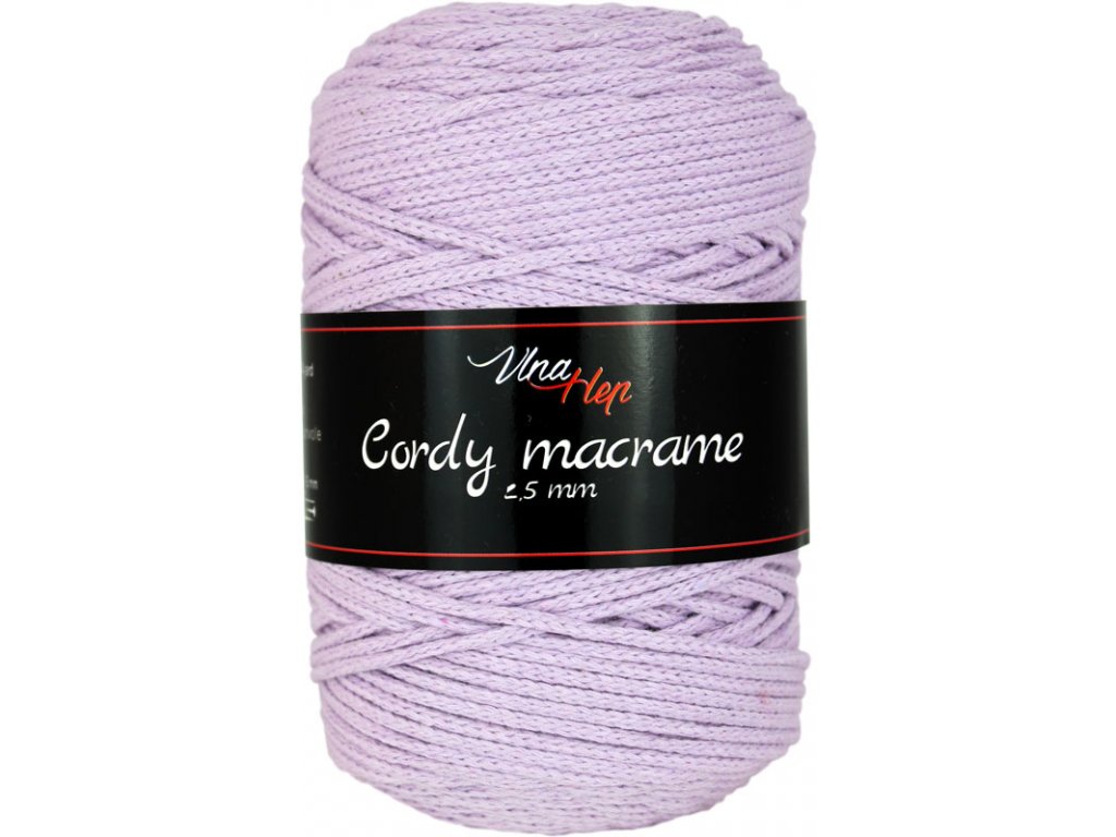 VLNA HEP Cordy 2,5 mm macrame Barva: Cordy 2,5 mm macrame 8051