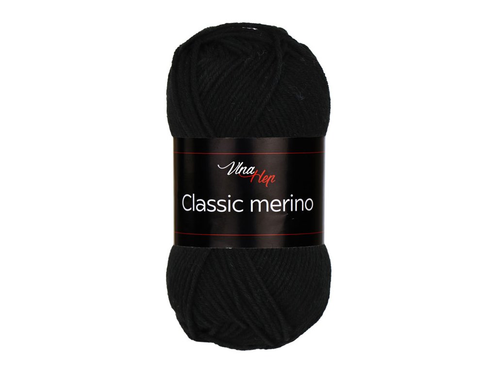 VlnaHep Classic merino classic: Classic merino černá