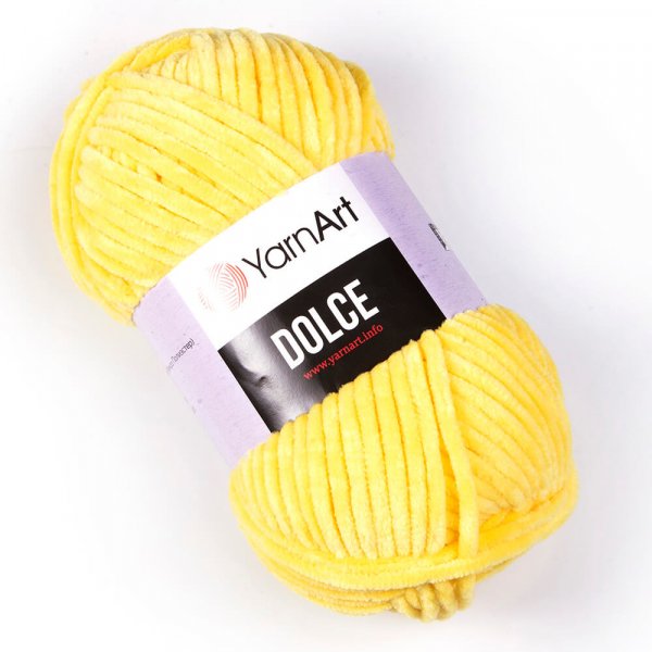 Yarn Art YarnArt  Dolce dolce: příze Dolce 761 žlutá