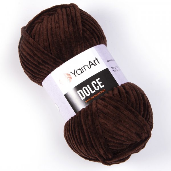 Yarn Art YarnArt  Dolce dolce: příze Dolce 775 tmavě hnědá