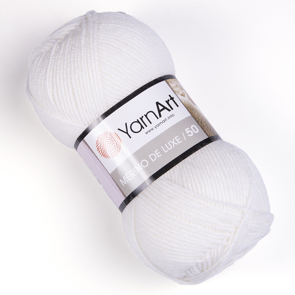 Yarn Art YarnArt  Merino De Luxe 50 Merino De Luxe 50: Merino De Luxe 50 501
