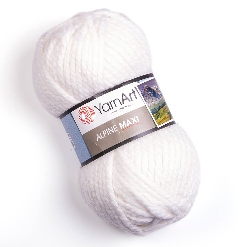 YarnArt Alpine Maxi Alpine Maxi: Alpine Maxi 676 bílá