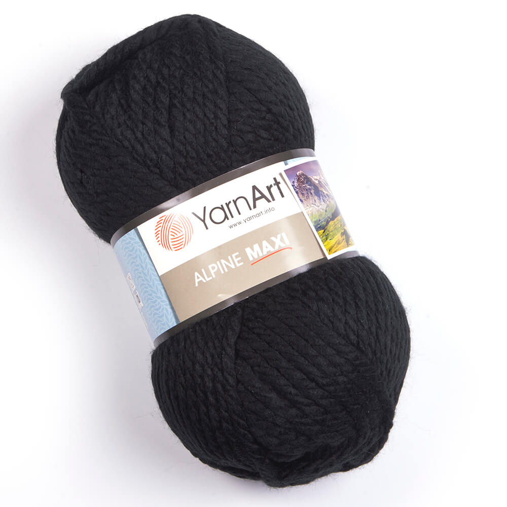 YarnArt Alpine Maxi Alpine Maxi: Alpine Maxi 661 černá