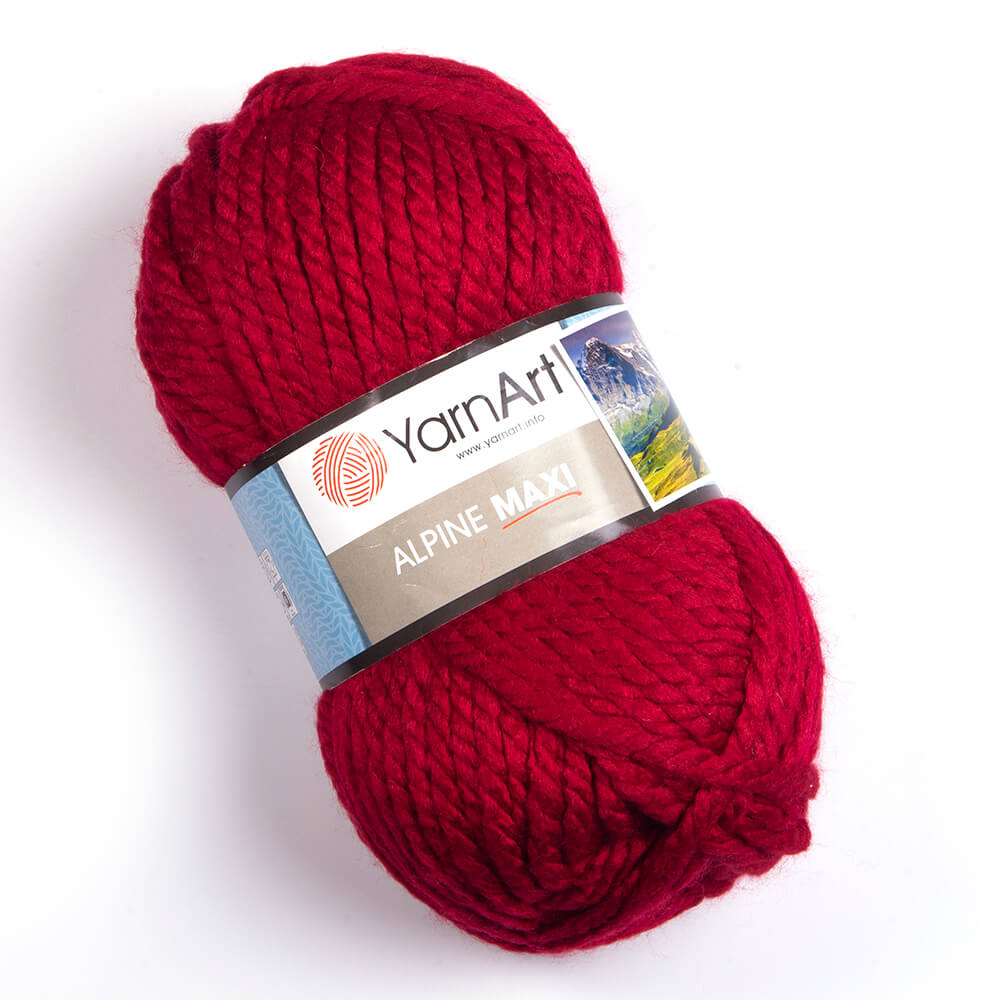 YarnArt Alpine Maxi Alpine Maxi: Alpine Maxi 667 červená