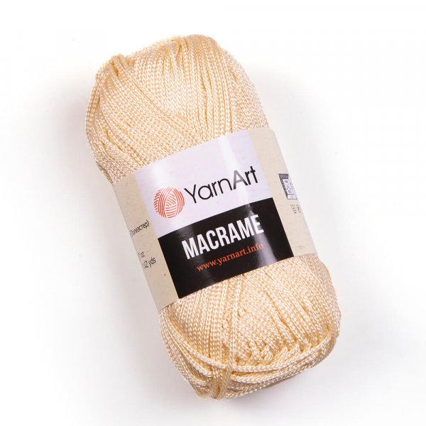YarnArt Macrame příze macrame yarnart: Macrame 165 světle béžová