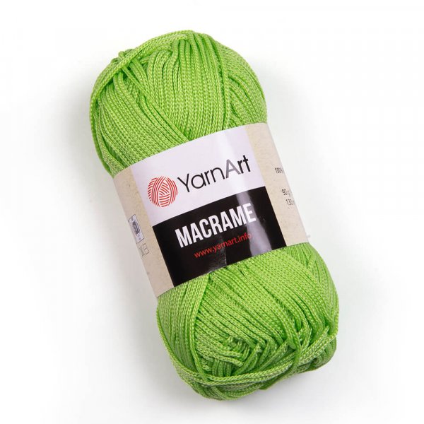 YarnArt Macrame příze macrame yarnart: Macrame 150 světle zelená