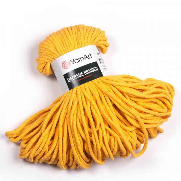 YarnArt Macrame Braided 5mm Barva: YarnArt Macrame Braided 764 žlutá tmavá
