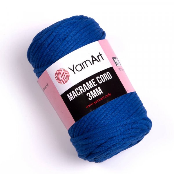 YarnArt Macrame Cord 3mm Barva: Macrame Cord 3mm 772 královská modrá