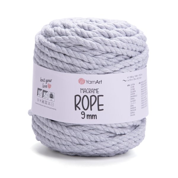 YarnArt Macrame Rope 9 mm Macrame Rope 9 mm: Macrame Rope 9 mm 756