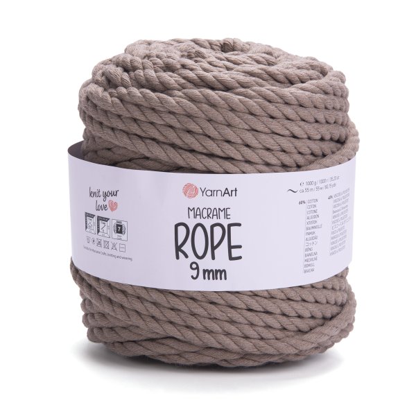 YarnArt Macrame Rope 9 mm Macrame Rope 9 mm: Macrame Rope 9 mm 768
