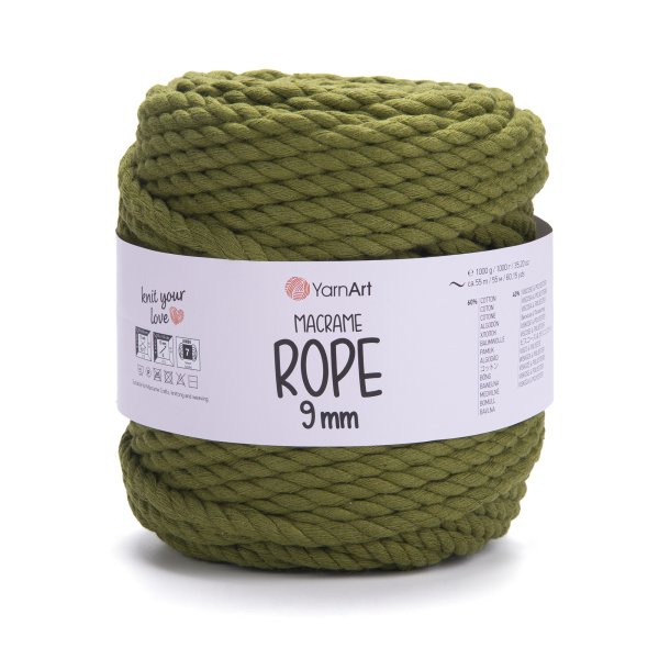 YarnArt Macrame Rope 9 mm Macrame Rope 9 mm: Macrame Rope 9 mm 787