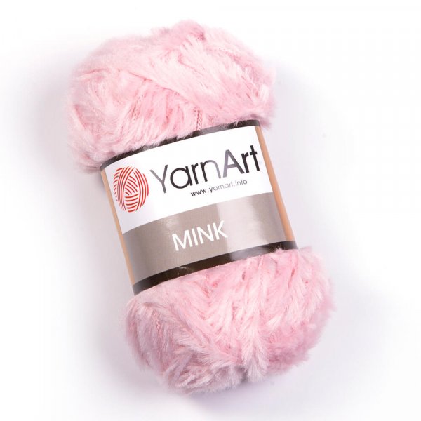 YarnArt Mink Barva: YarnArt Mink 347 baby pink
