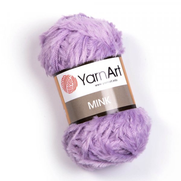YarnArt Mink Barva: YarnArt Mink 350 světle fialová