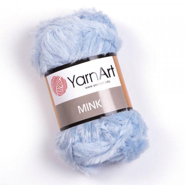YarnArt Mink Barva: YarnArt Mink 351 baby blue