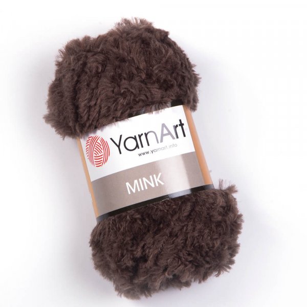 YarnArt Mink Barva: YarnArt Mink 333 tmavě hnědá