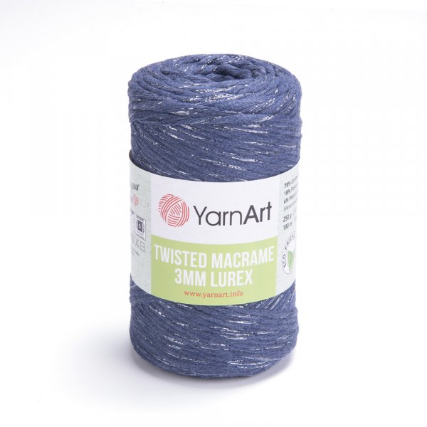 YarnArt Twisted Macrame Lurex 3mm Twisted Macrame Lurex: Twisted Macrame Lurex 761