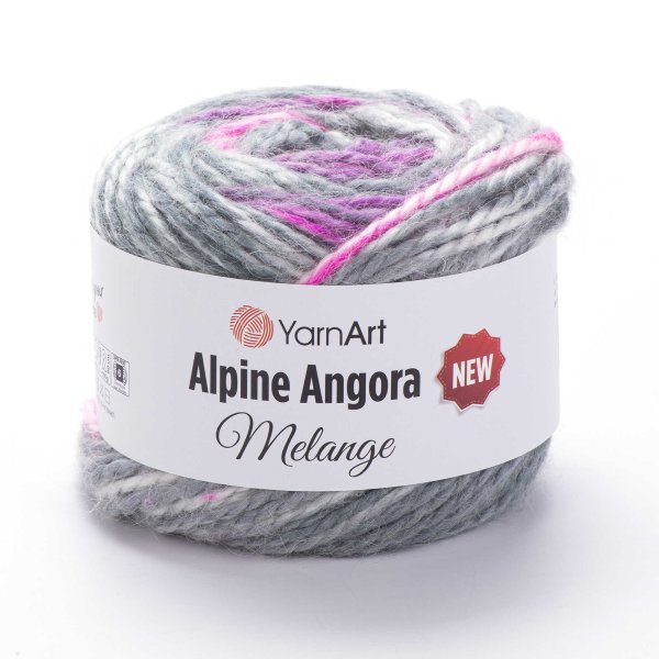 Yarn Art YarnArt Alpine Angora Melange Alpine Angora Melange: Alpine Angora Melange 6409