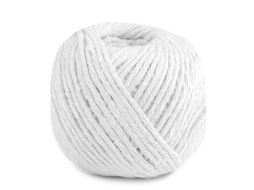 Bavlněný provázek macrame Ø2 mm Varianta: 5 bílá, Balení: 1 ks