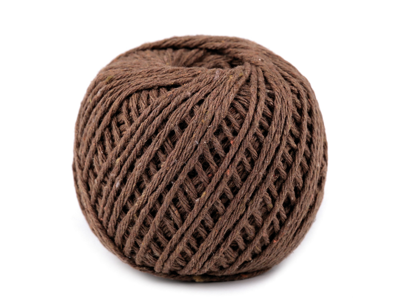 Bavlněný provázek macrame Ø2 mm Varianta: 3 hnědá světlá, Balení: 1 ks