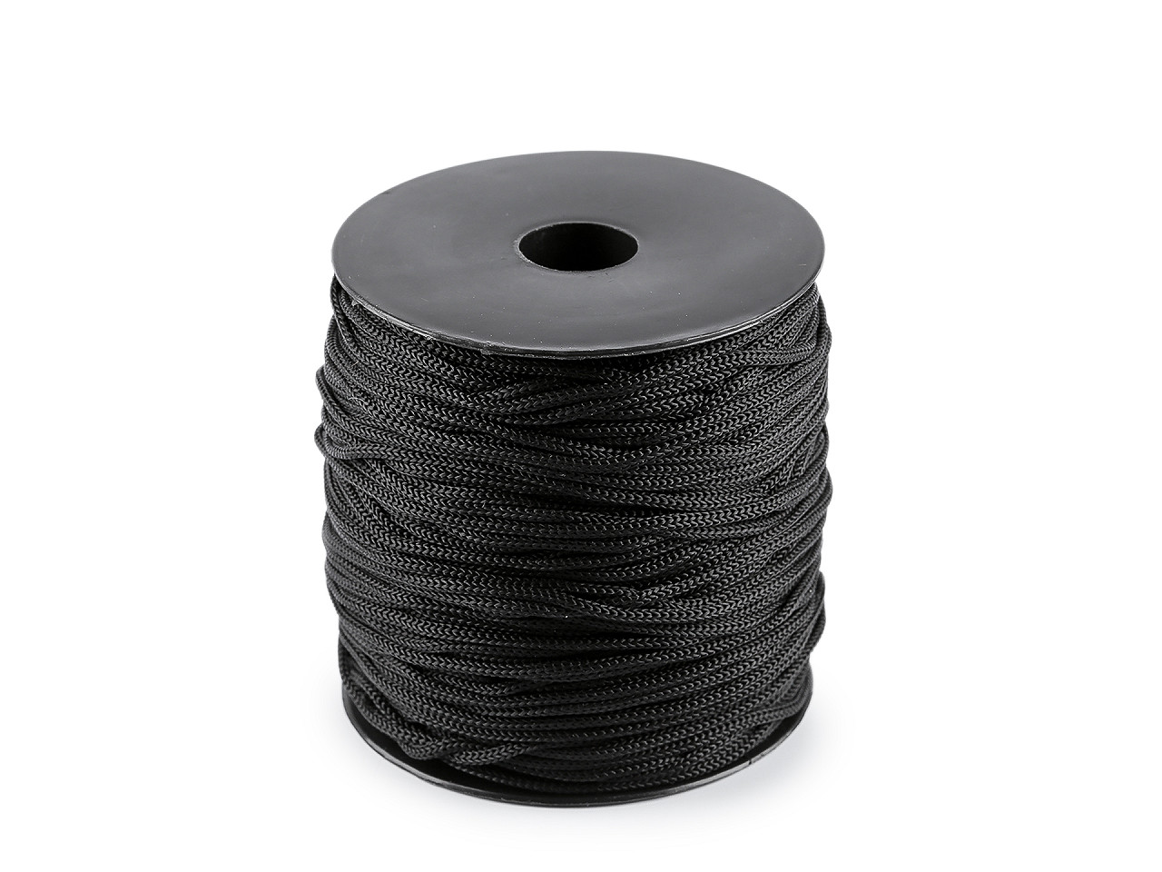 Pletací a háčkovací příze Anet macrame Ø2 mm 90 g Varianta: 16 černá cívka, Balení: 1 ks