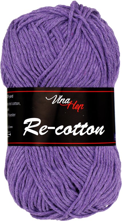 vlnahep Vlna-Hep Re-cotton Vlna-Hep Re-cotton: Re-cotton, 81101, fialová