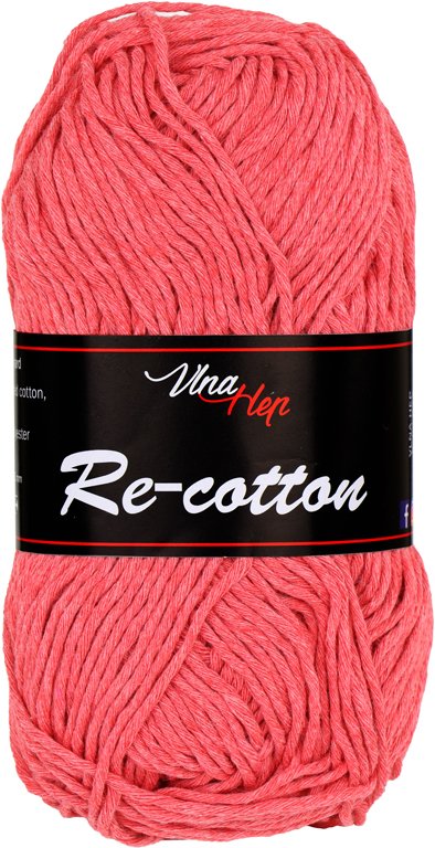vlnahep Vlna-Hep Re-cotton Vlna-Hep Re-cotton: Re-cotton, 81151, korálová