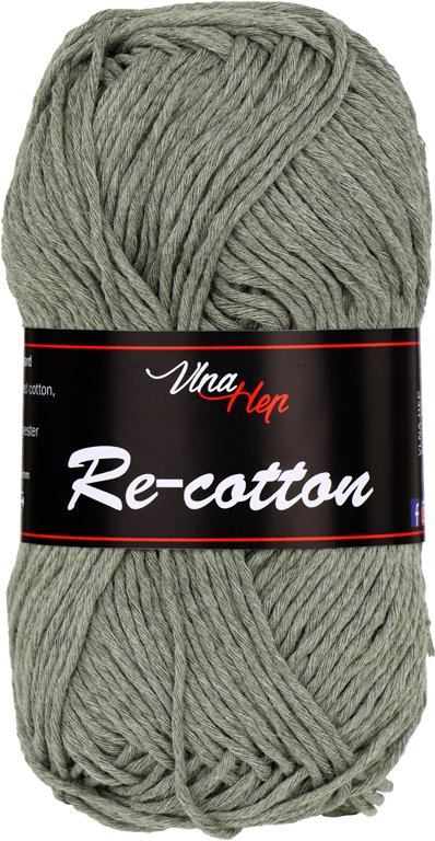vlnahep Vlna-Hep Re-cotton Vlna-Hep Re-cotton: Re-cotton, 81222, šedozelená