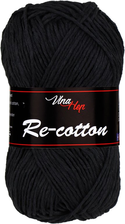vlnahep Vlna-Hep Re-cotton Vlna-Hep Re-cotton: Re-cotton, 81001, černá