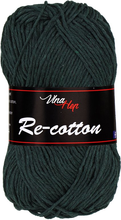 vlnahep Vlna-Hep Re-cotton Vlna-Hep Re-cotton: Re-cotton, 81223, tmavě zelená