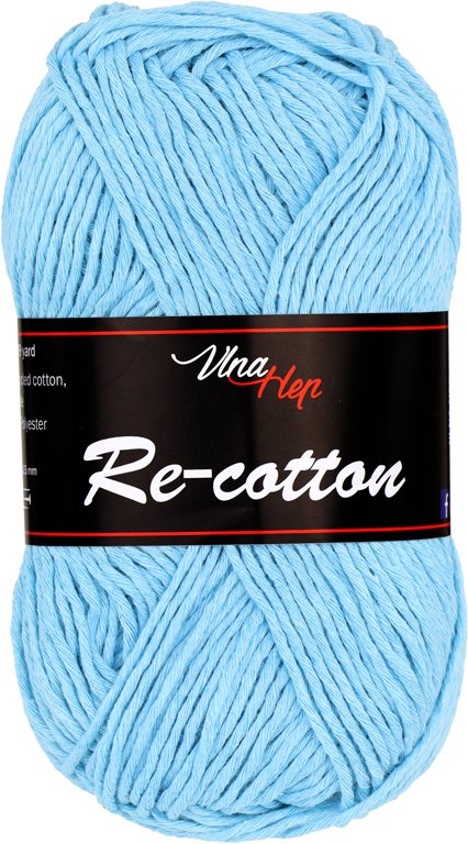 vlnahep Vlna-Hep Re-cotton Vlna-Hep Re-cotton: Re-cotton, 81241, modrý tyrkys