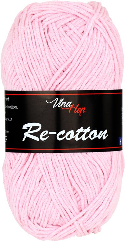 vlnahep Vlna-Hep Re-cotton Vlna-Hep Re-cotton: Re-cotton, 81320, světle růžová