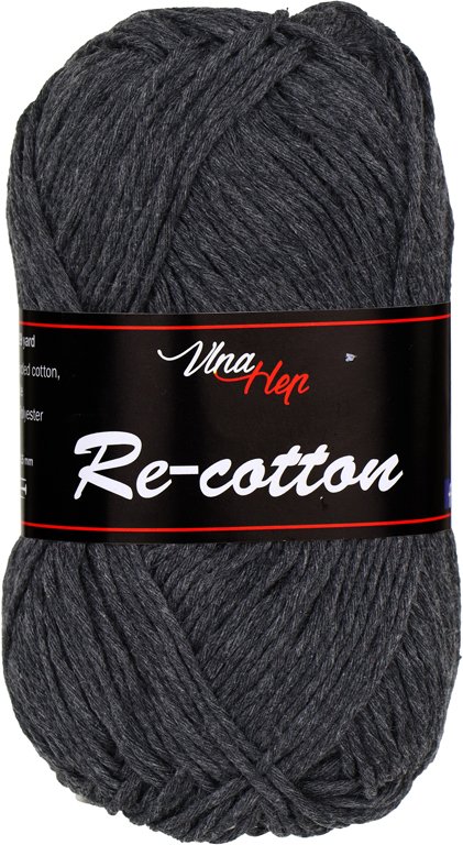 vlnahep Vlna-Hep Re-cotton Vlna-Hep Re-cotton: Re-cotton, 81030, tmavě šedá