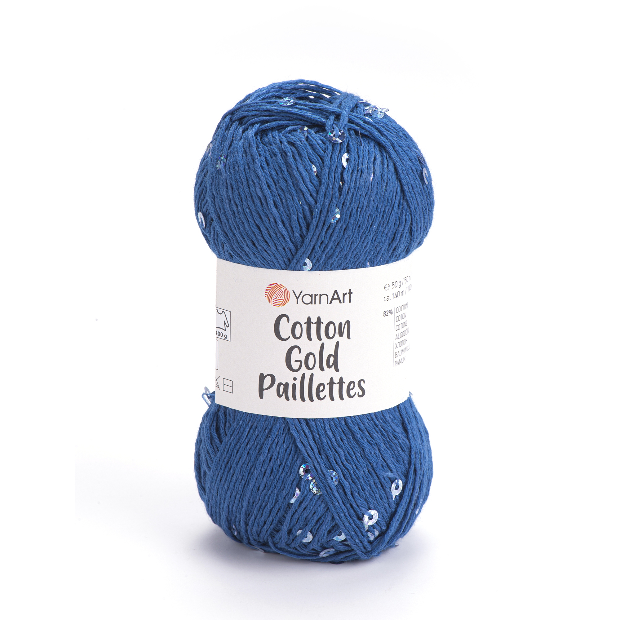 Cotton Gold Paillettes příze Cotton Gold Paillettes: 7111