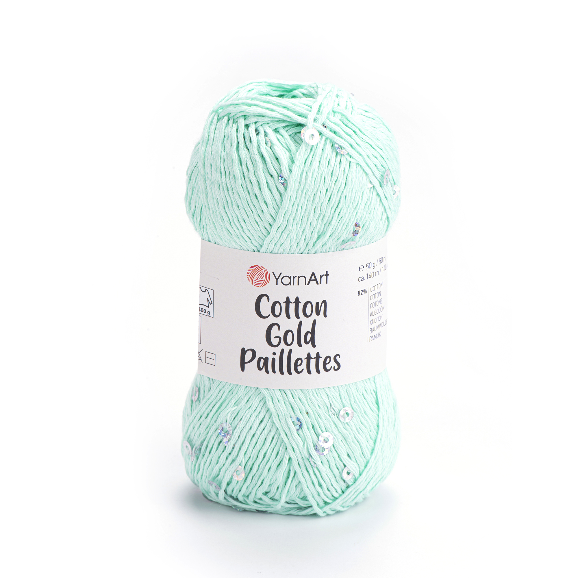 Cotton Gold Paillettes příze Cotton Gold Paillettes: 7112