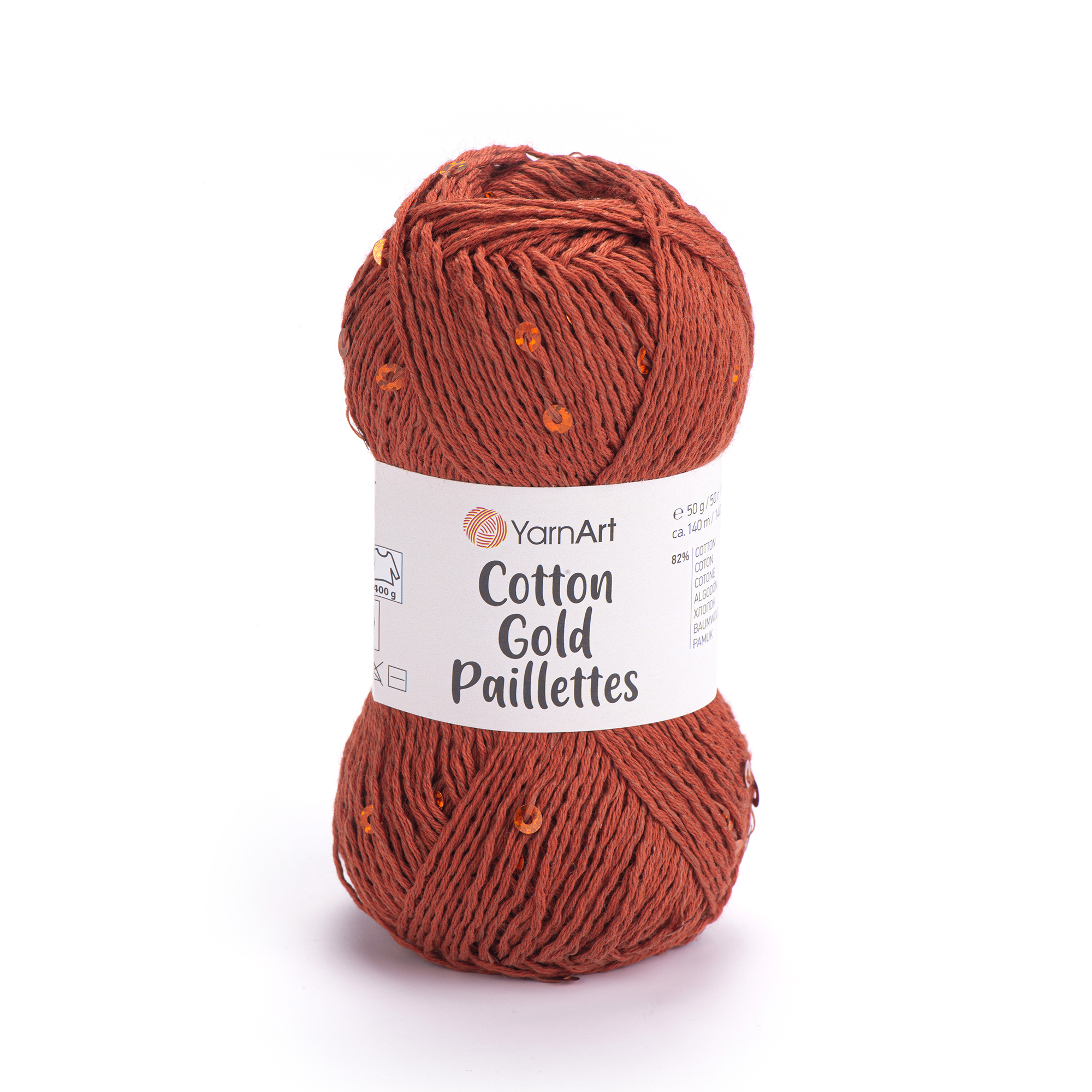 Cotton Gold Paillettes příze Cotton Gold Paillettes: 7117