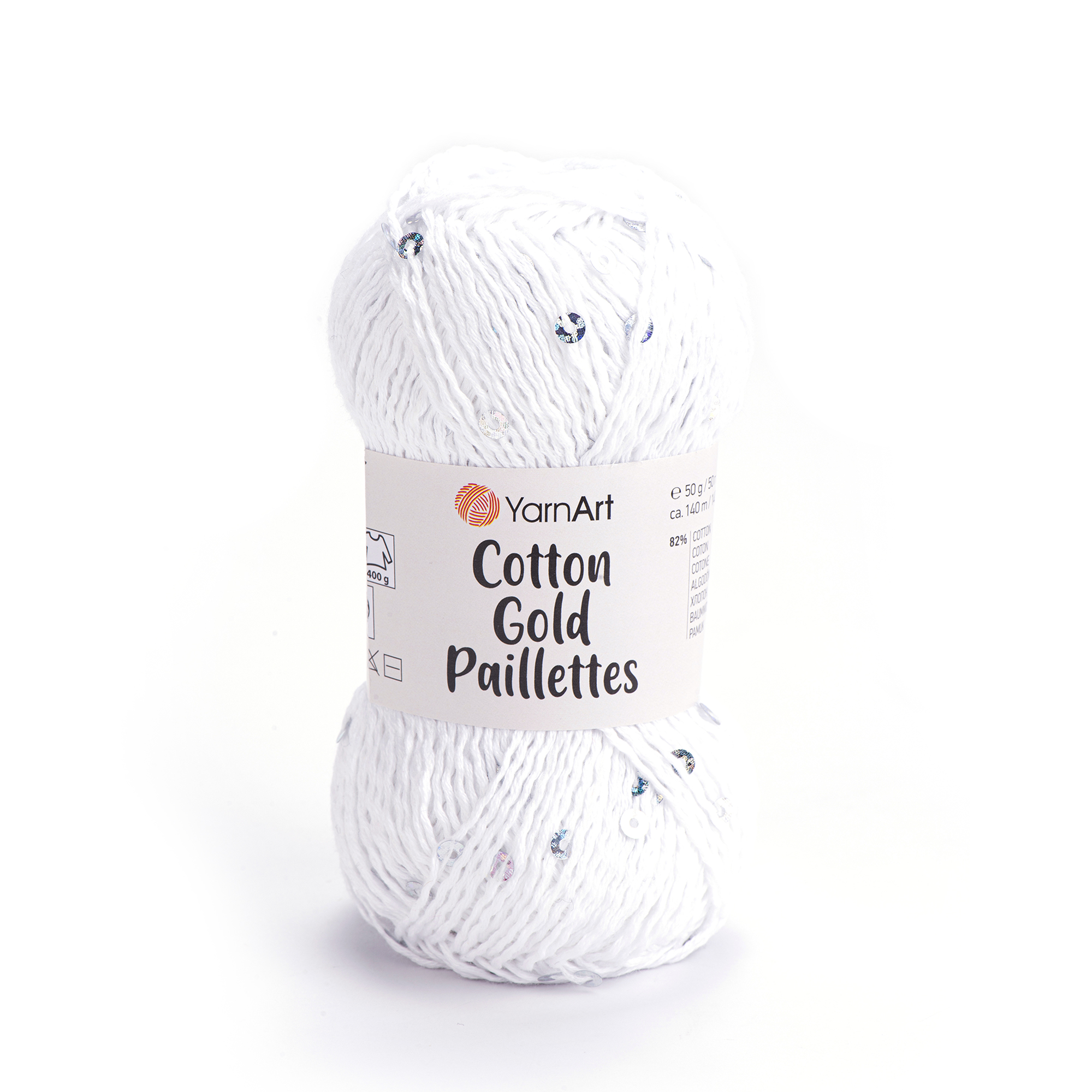 Cotton Gold Paillettes příze Cotton Gold Paillettes: 7102