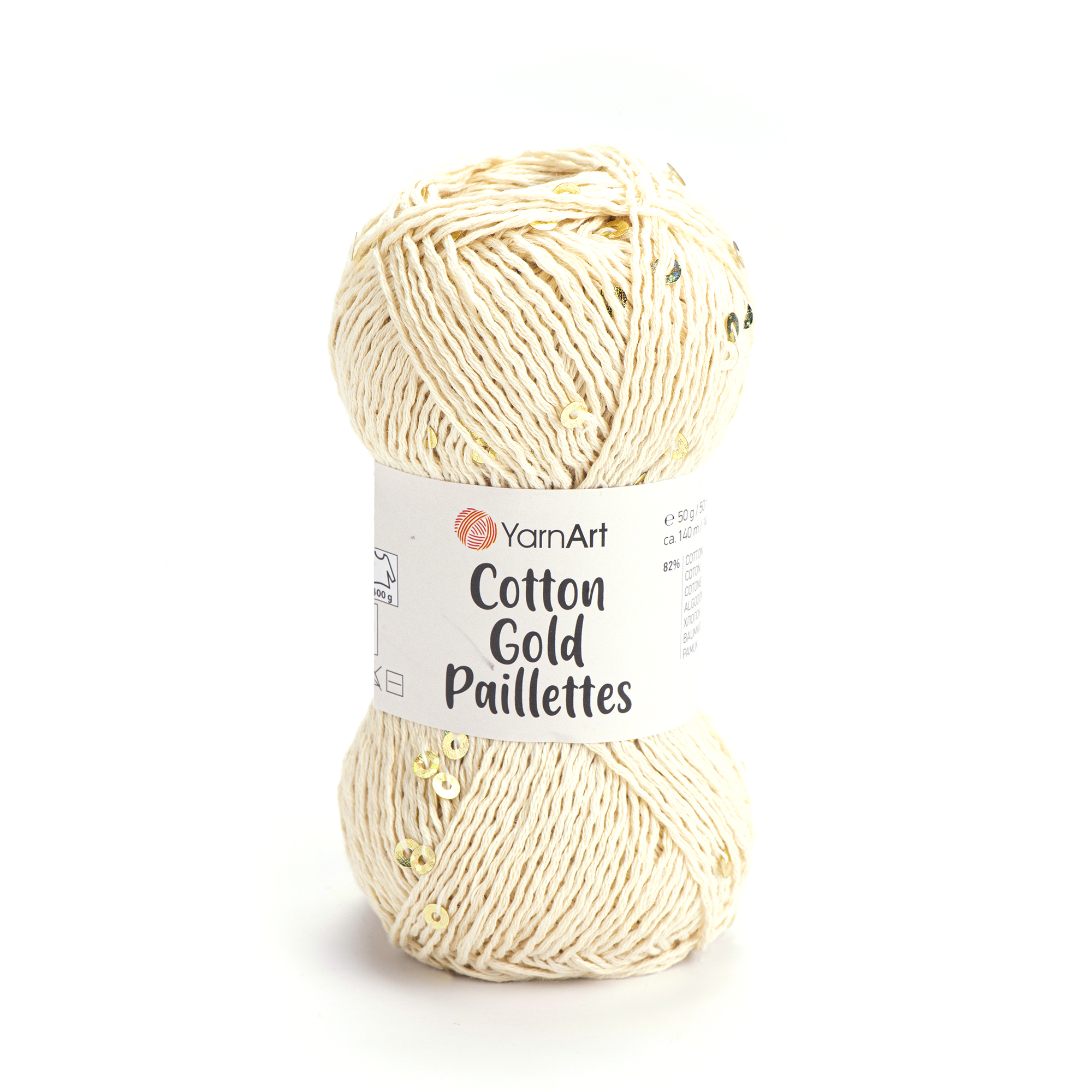 Cotton Gold Paillettes příze Cotton Gold Paillettes: 7103