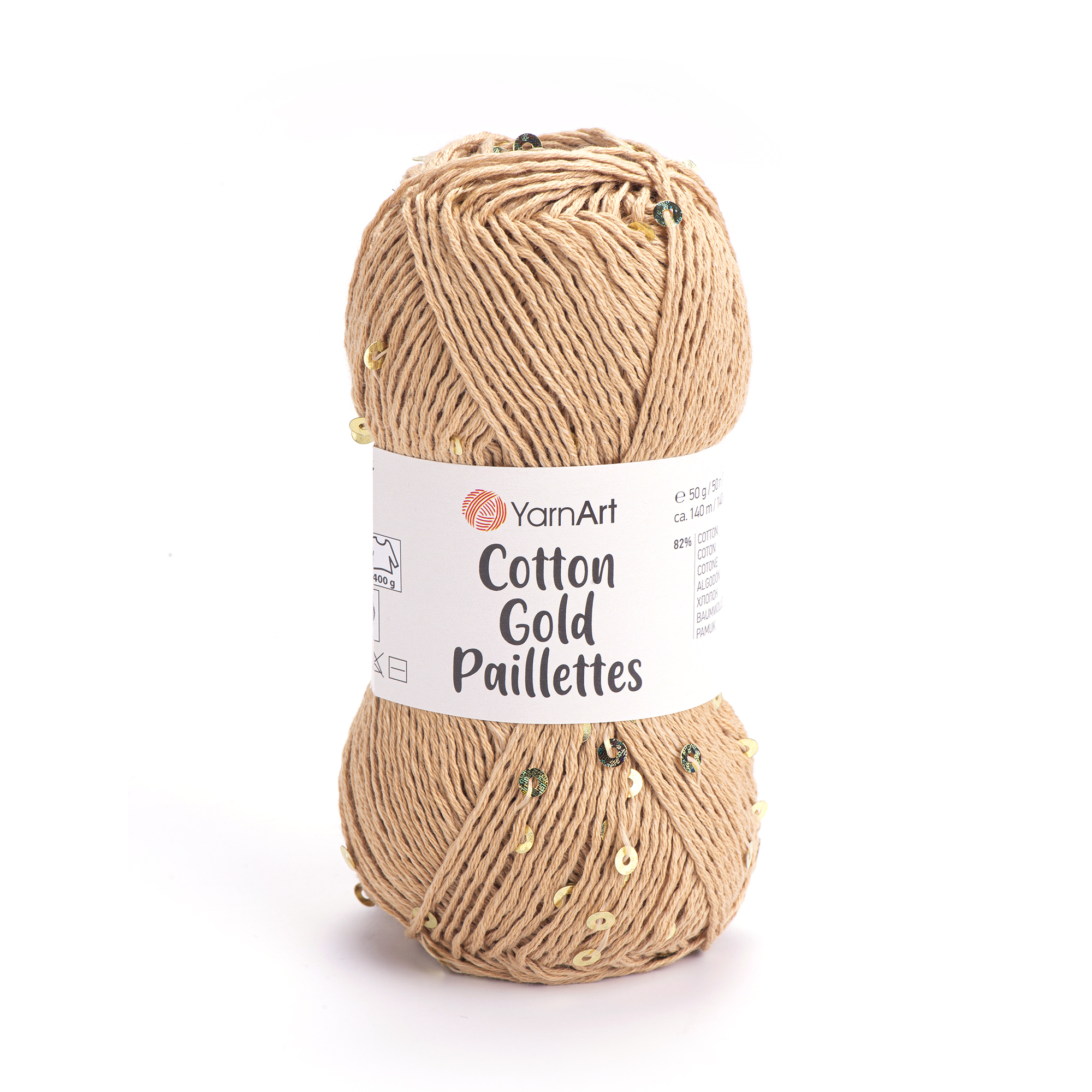 Cotton Gold Paillettes příze Cotton Gold Paillettes: 7105