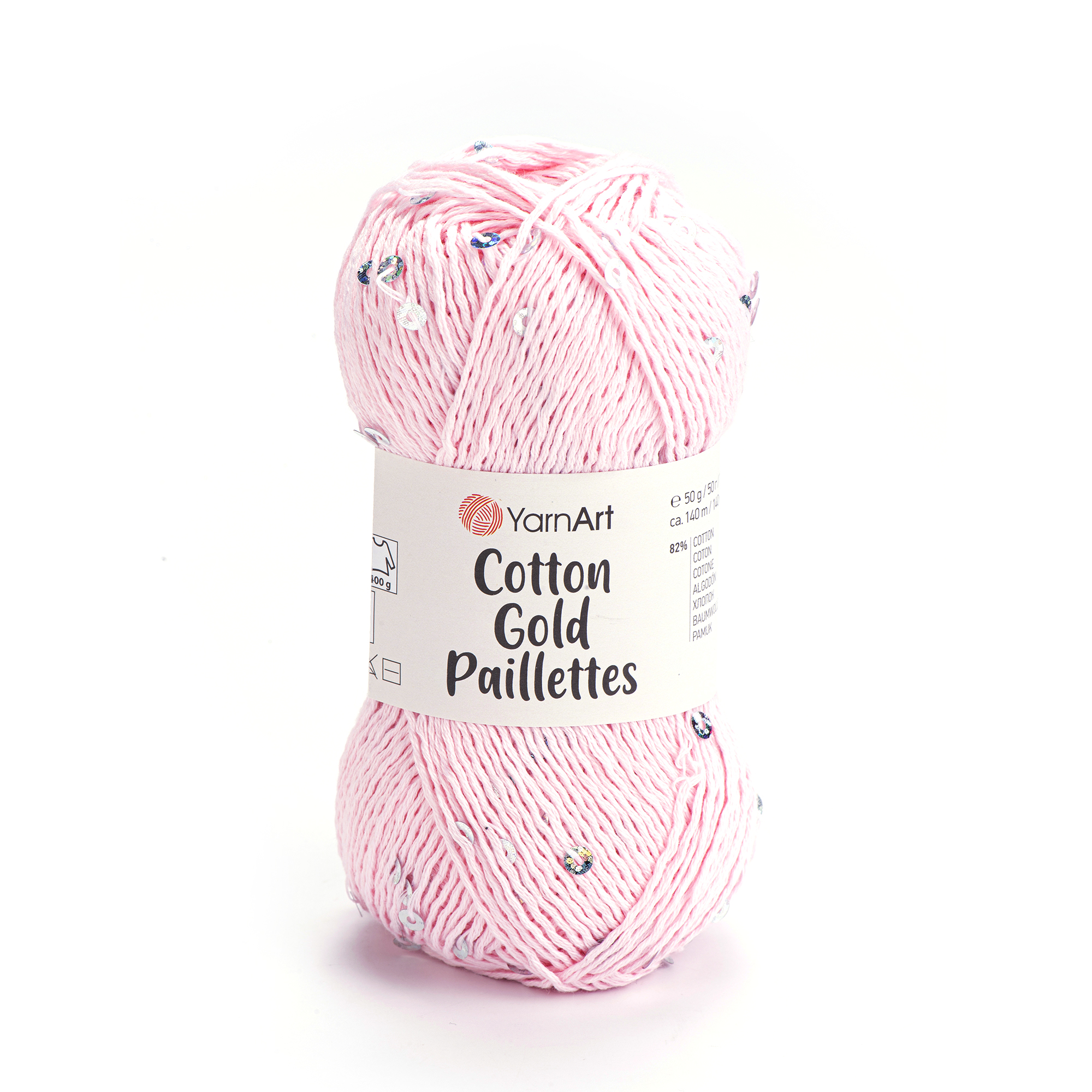 Cotton Gold Paillettes příze Cotton Gold Paillettes: 7107