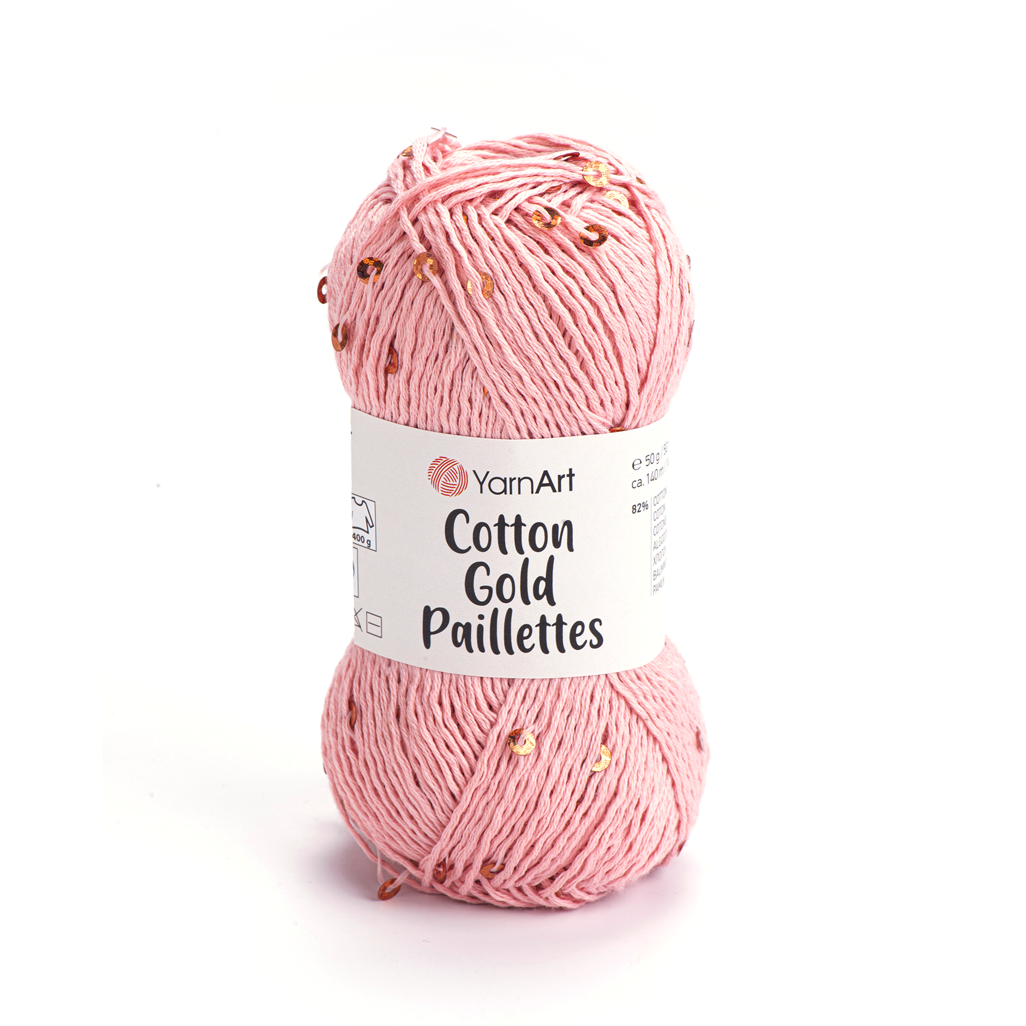 Cotton Gold Paillettes příze Cotton Gold Paillettes: 7108