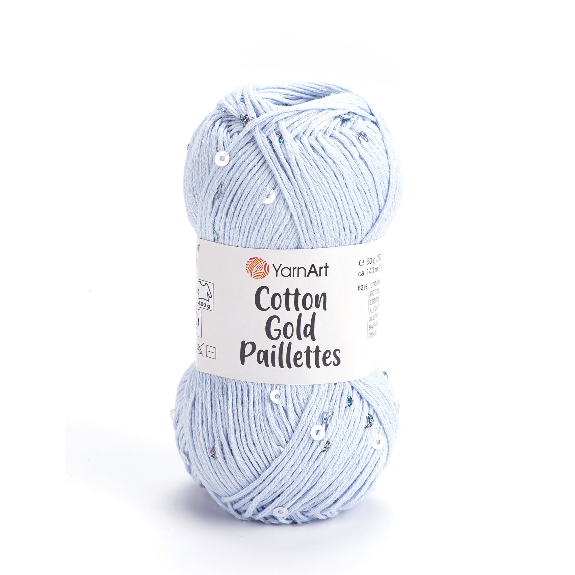 Cotton Gold Paillettes příze Cotton Gold Paillettes: 7109