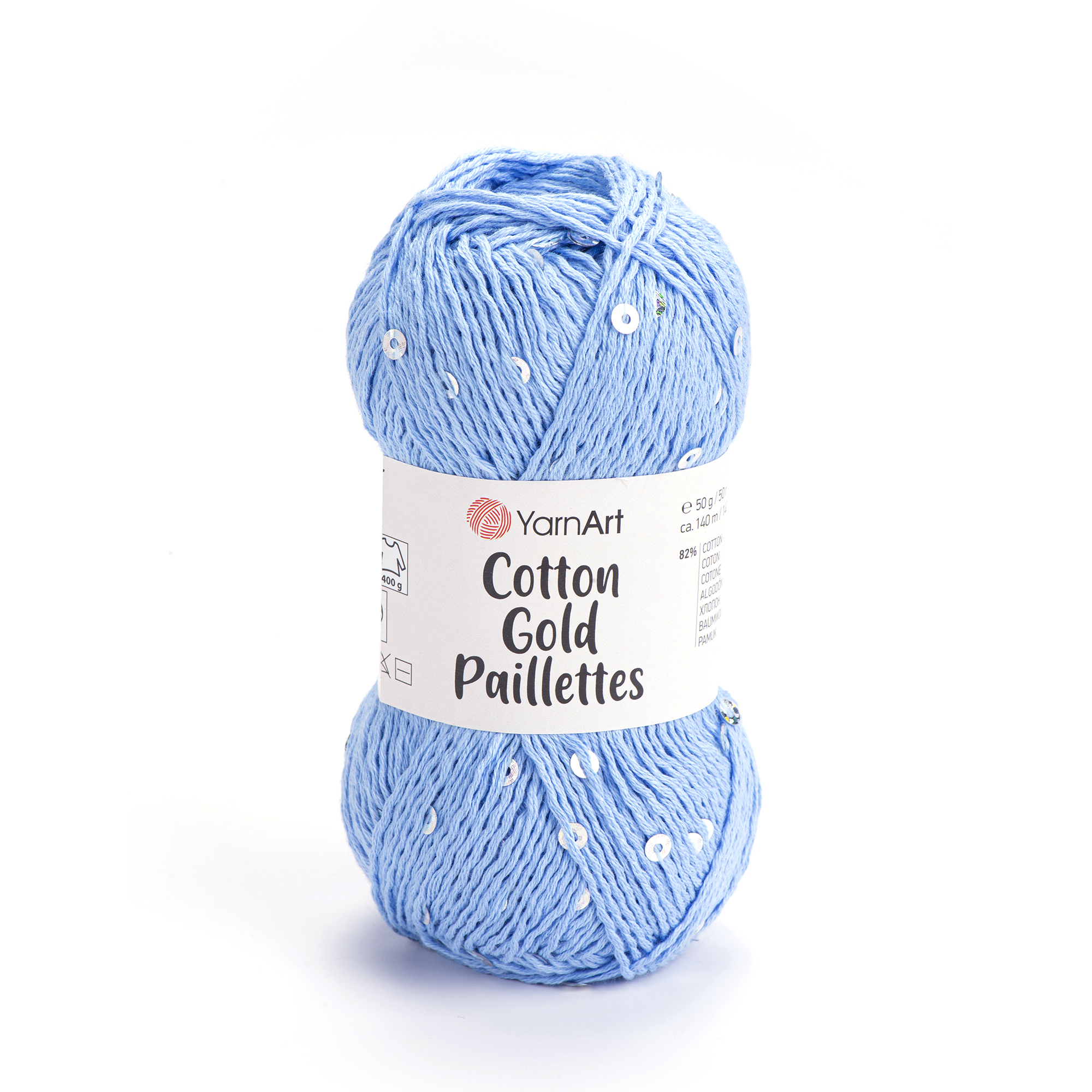 Cotton Gold Paillettes příze Cotton Gold Paillettes: 7110