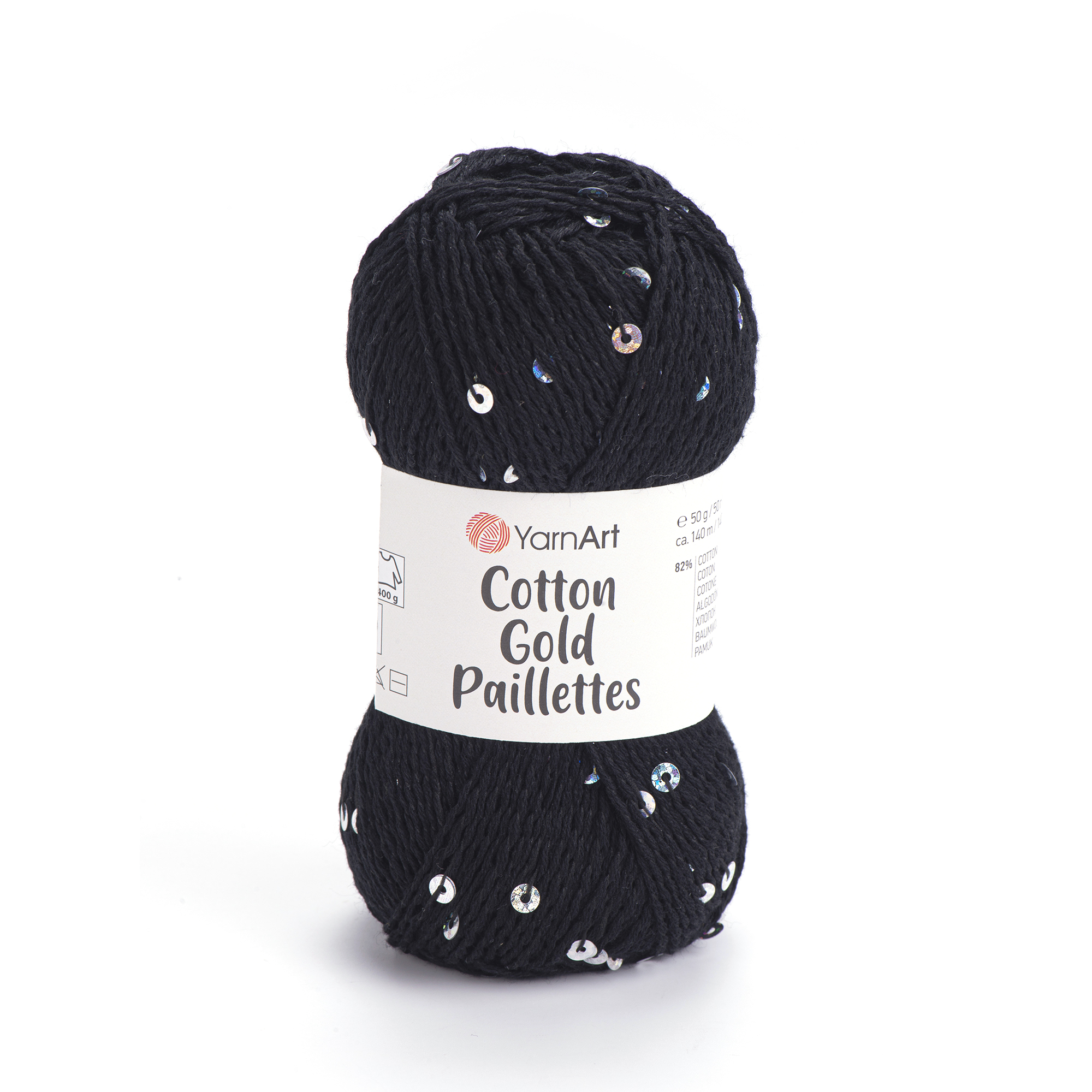 Cotton Gold Paillettes příze Cotton Gold Paillettes: 7101