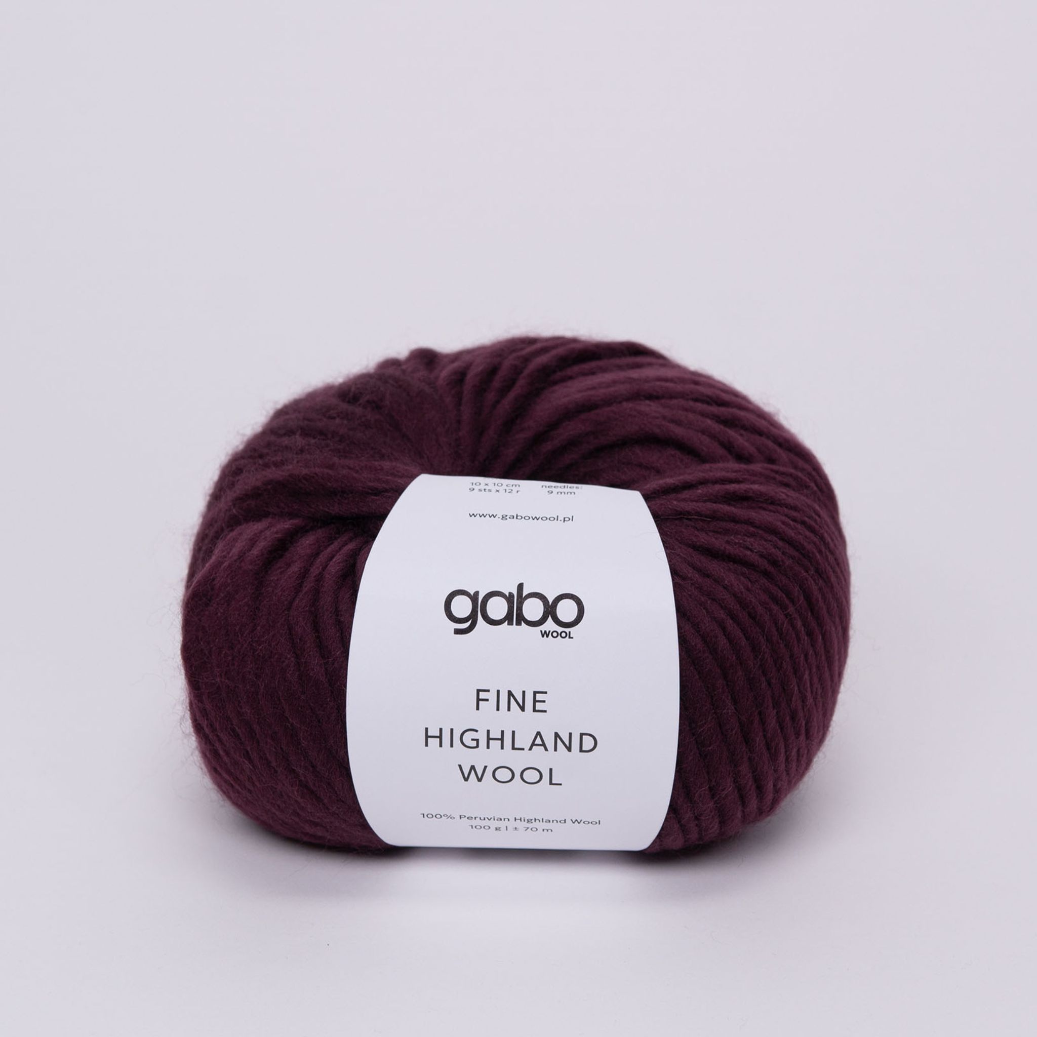 Fine Highland Wool Fine Highland Wool: Burgundská (2910)